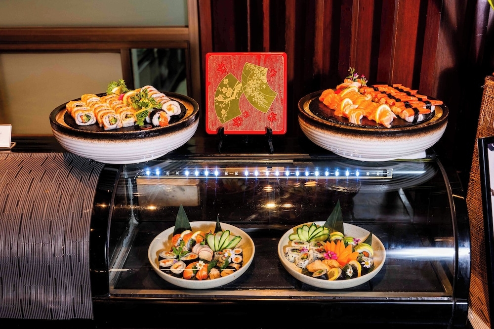 뷔페 아침 식사