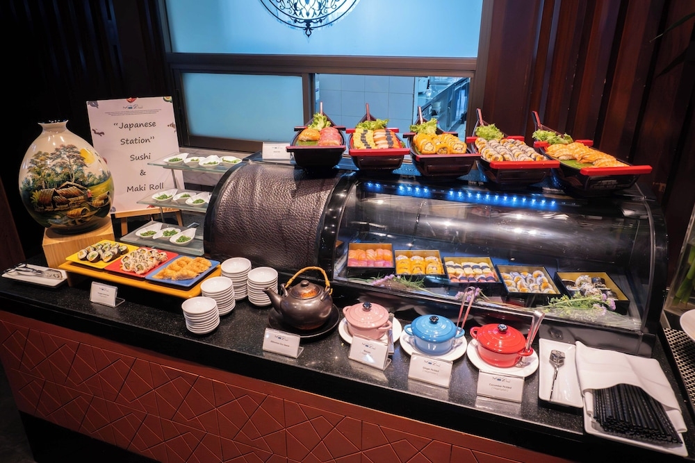 뷔페 아침 식사