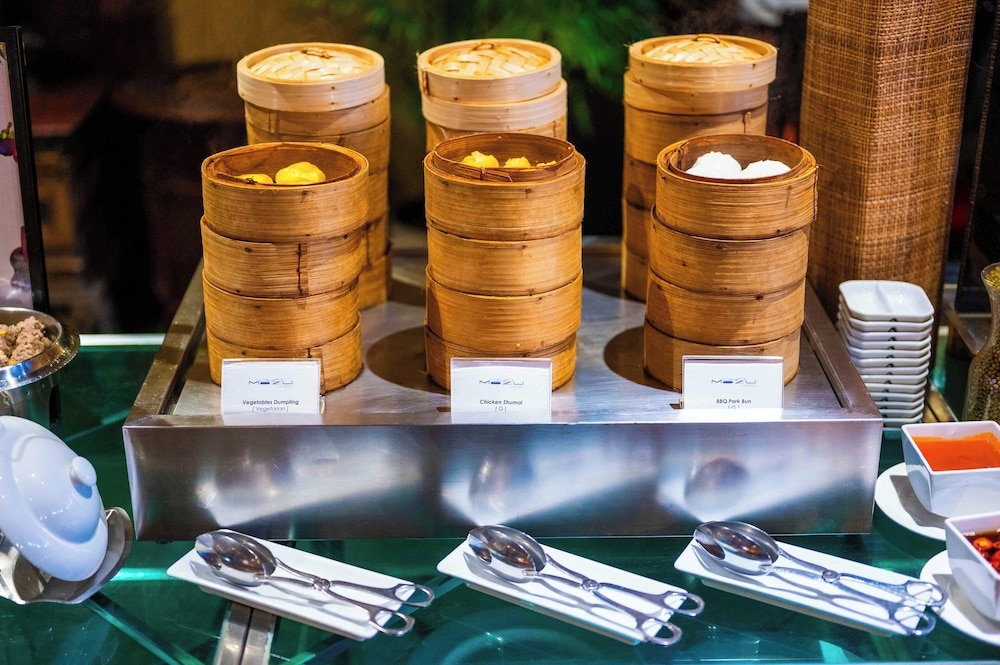 뷔페 아침 식사