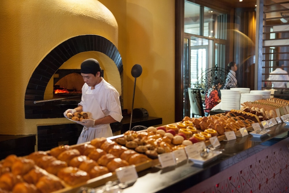 뷔페 아침 식사