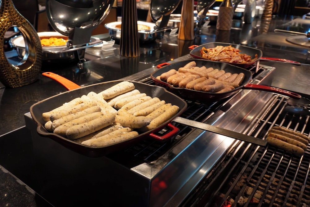 뷔페 아침 식사