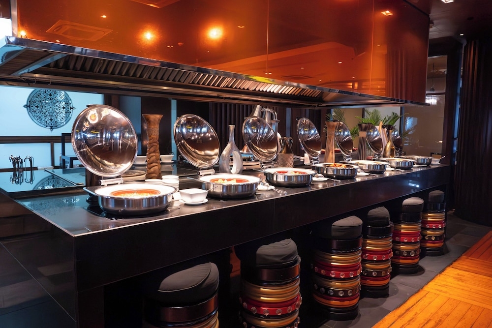 뷔페 아침 식사