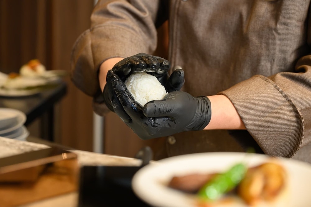 뷔페 아침 식사