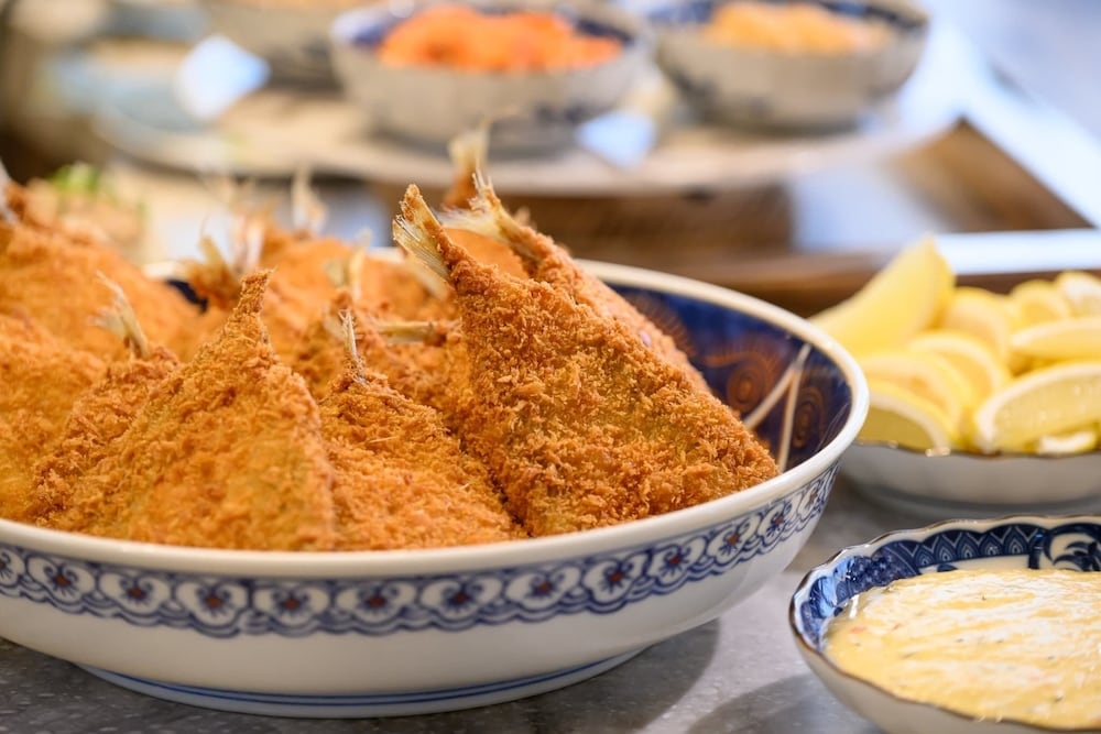 뷔페 아침 식사