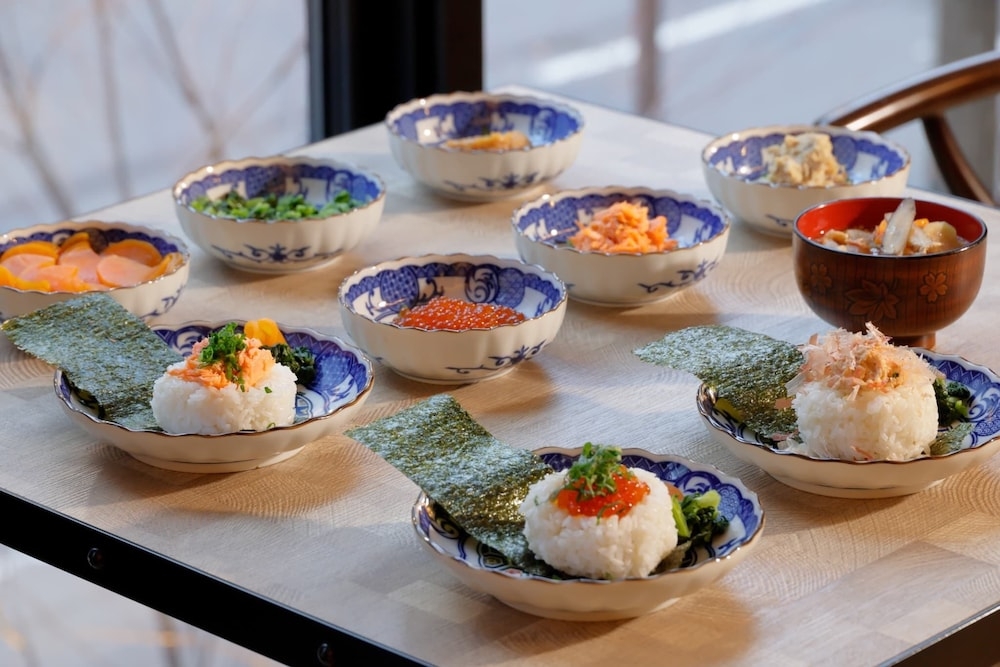 뷔페 아침 식사