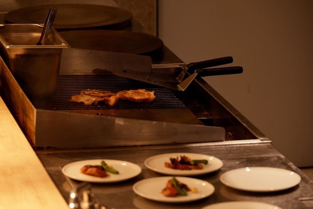 뷔페 아침 식사