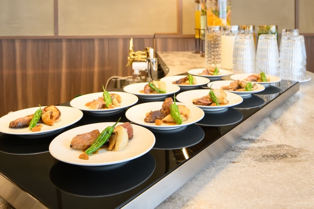 뷔페 아침 식사