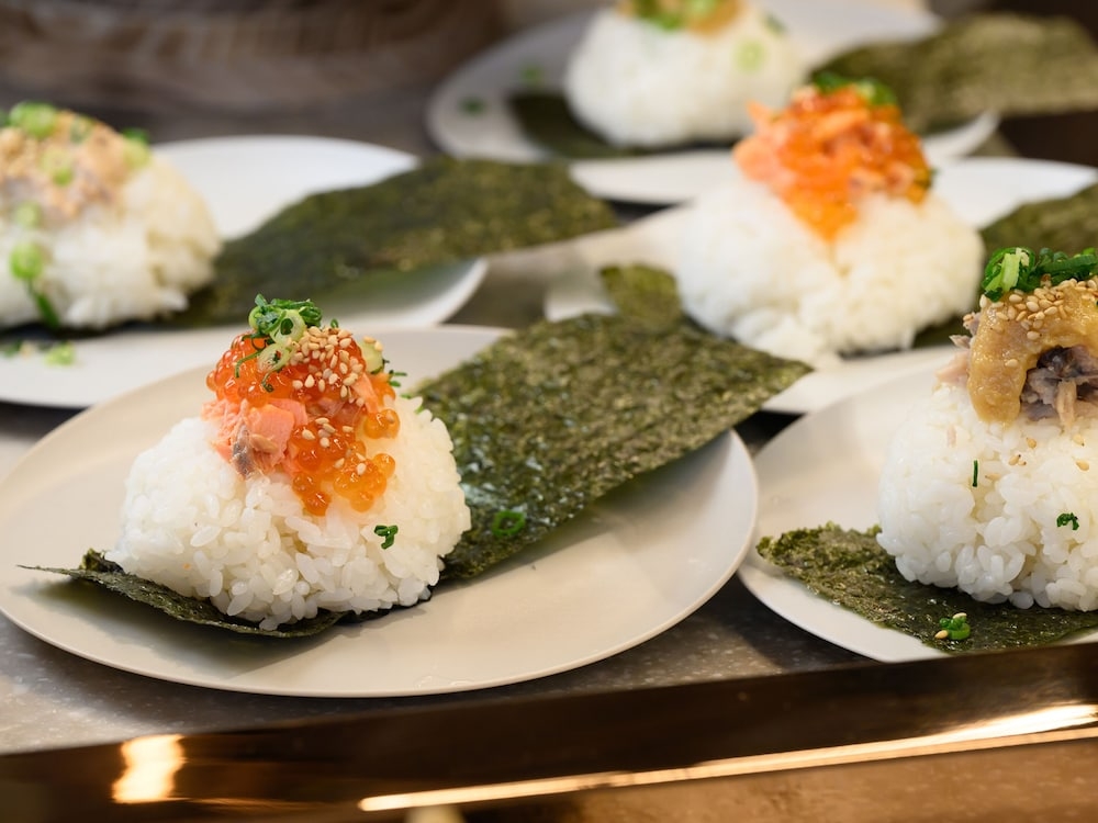 뷔페 아침 식사