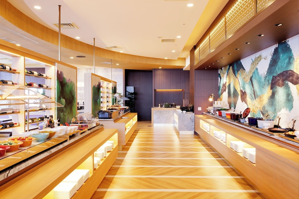 뷔페 아침 식사