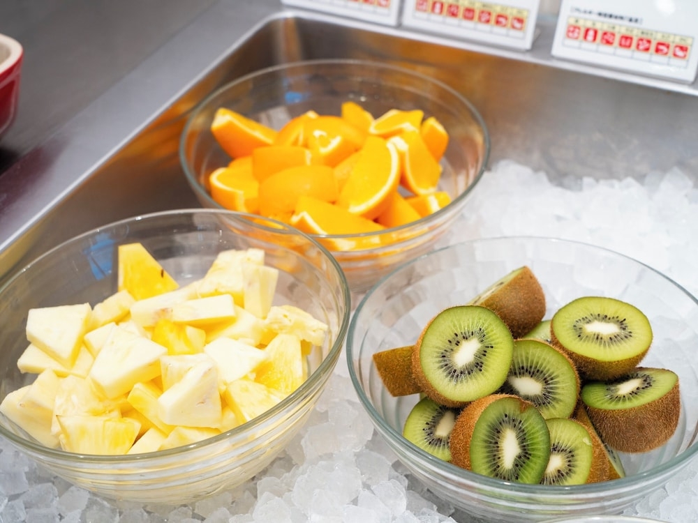 뷔페 아침 식사