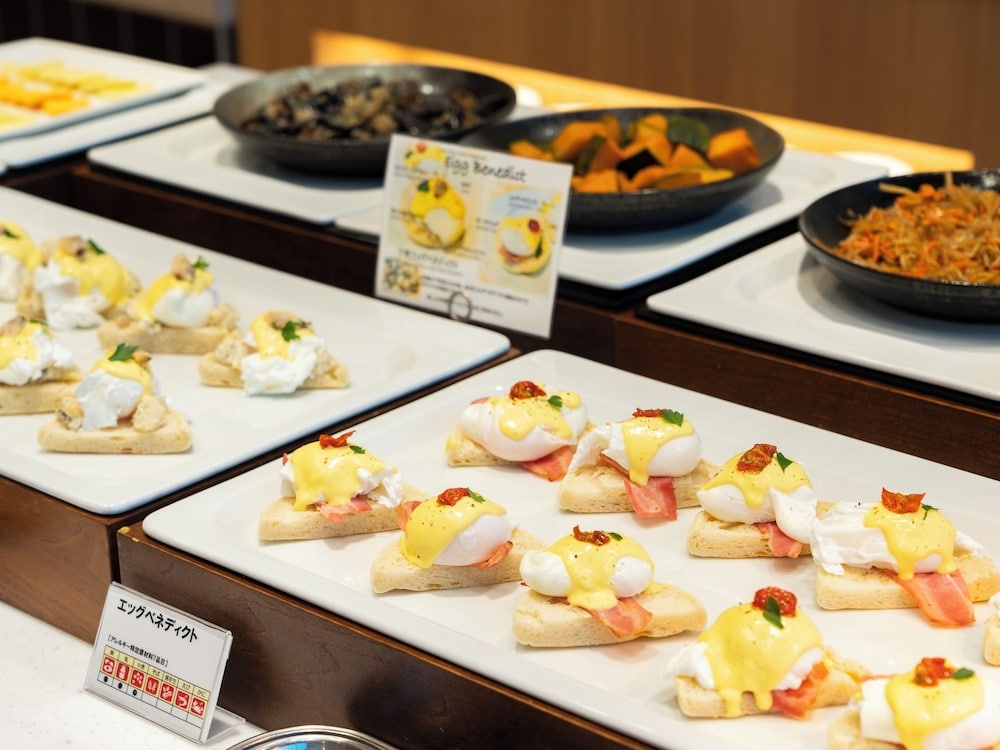 뷔페 아침 식사