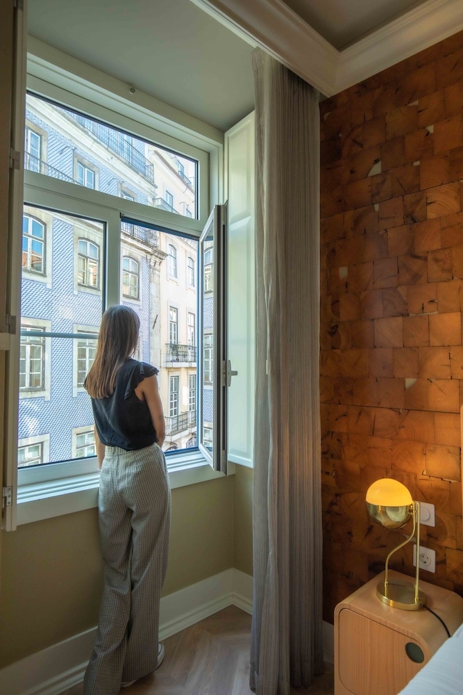 숙박 시설에서 보는 시내 전망