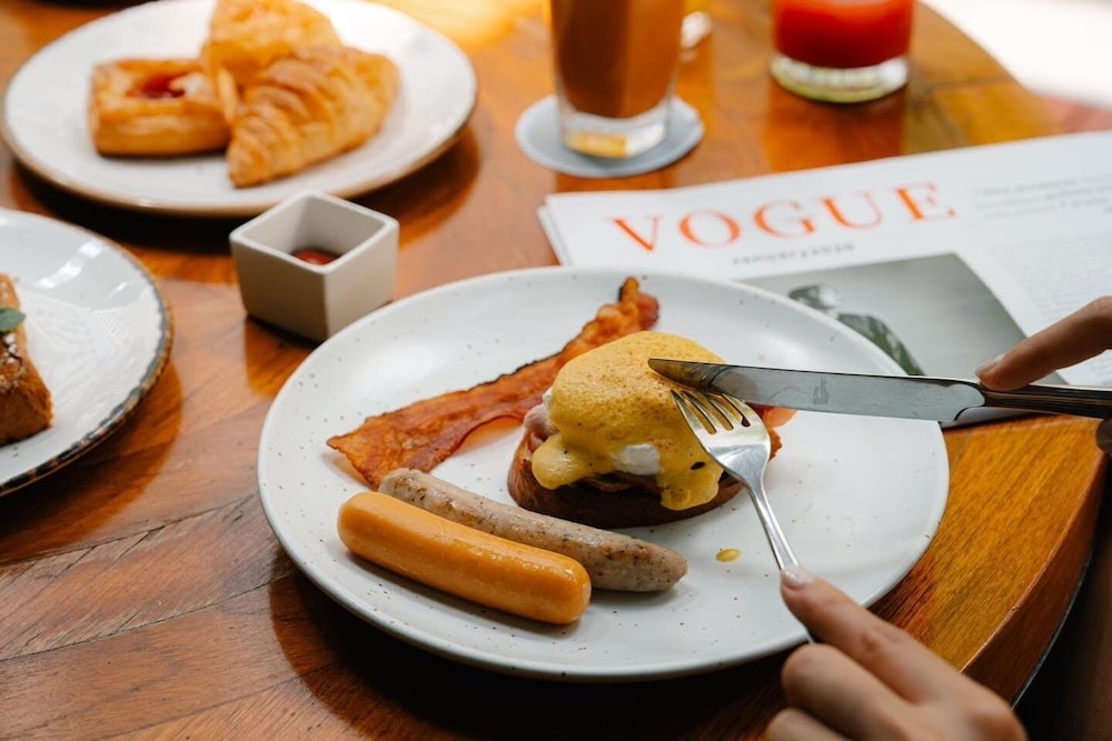 뷔페 아침 식사