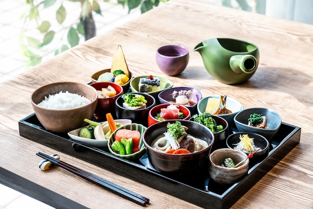 뷔페 아침 식사