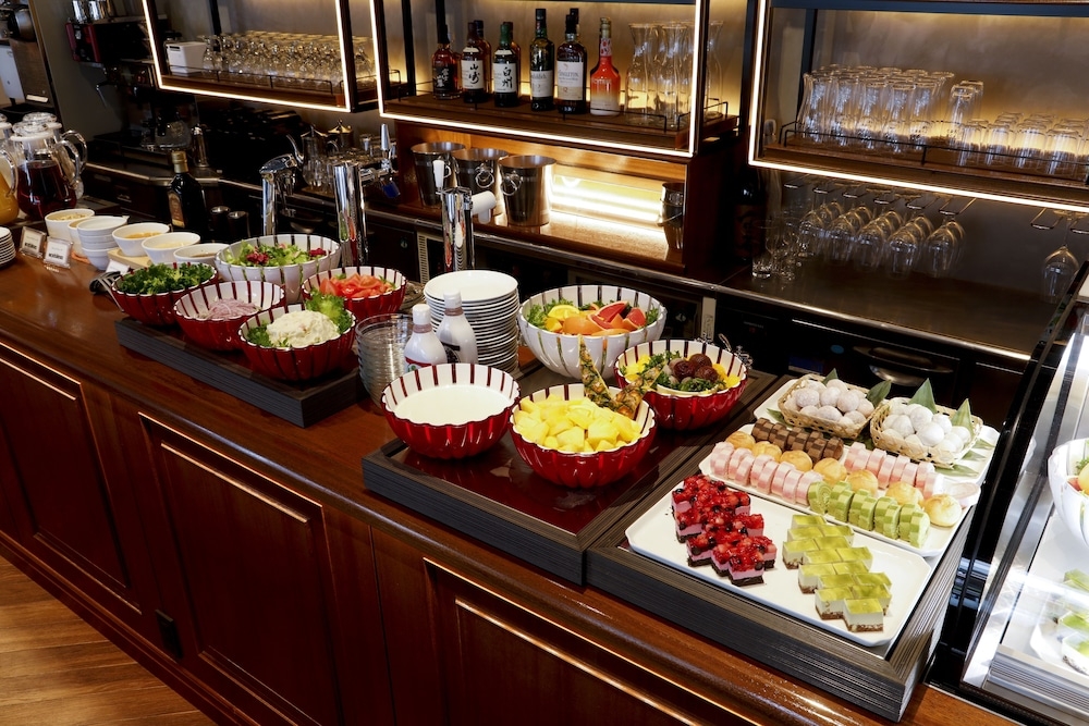 뷔페 아침 식사