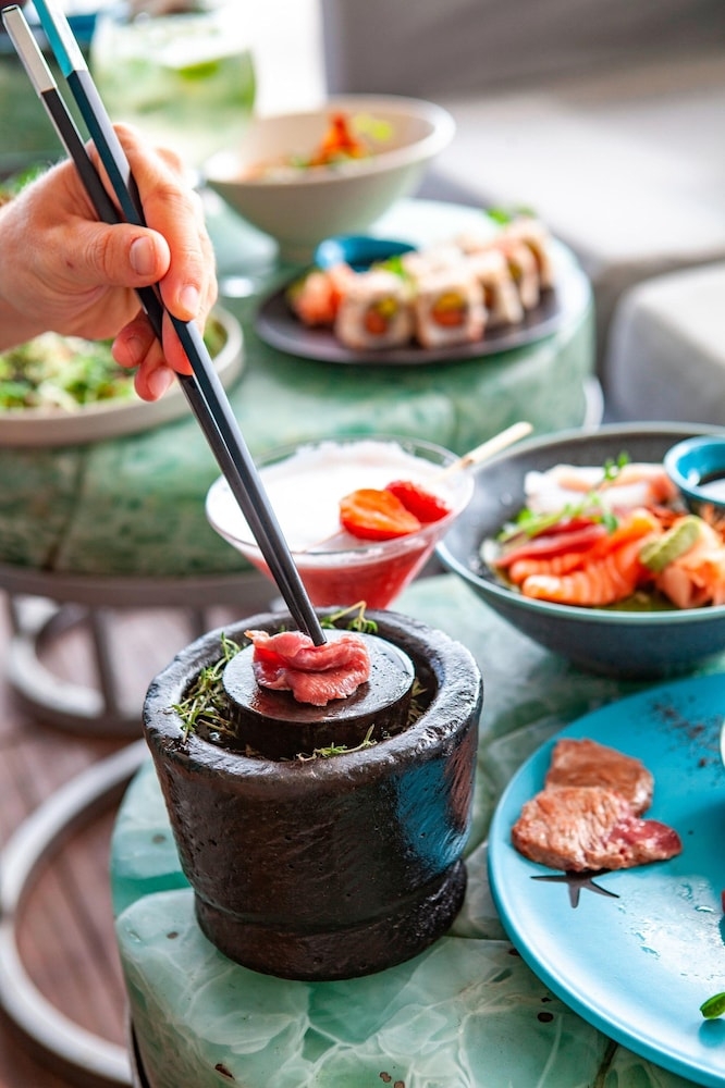 뷔페 아침 식사