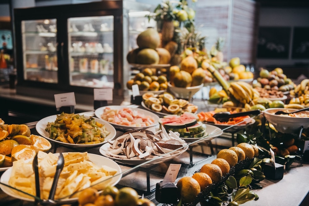 뷔페 아침 식사