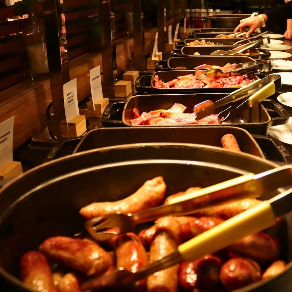 뷔페 아침 식사