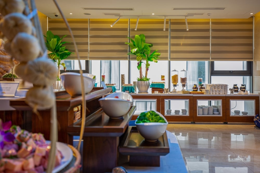 뷔페 아침 식사