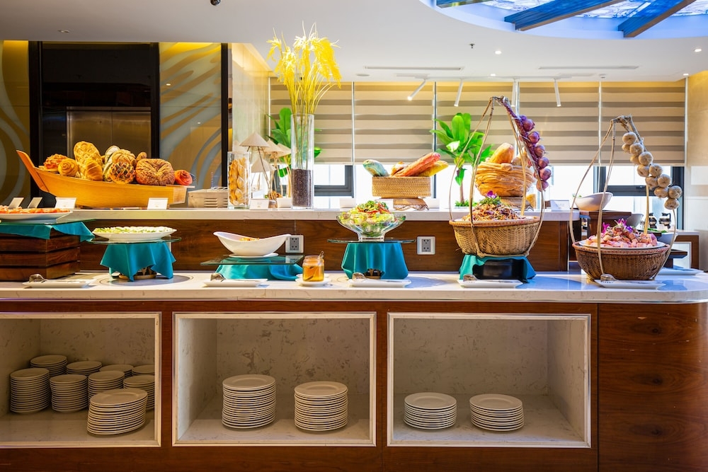 뷔페 아침 식사