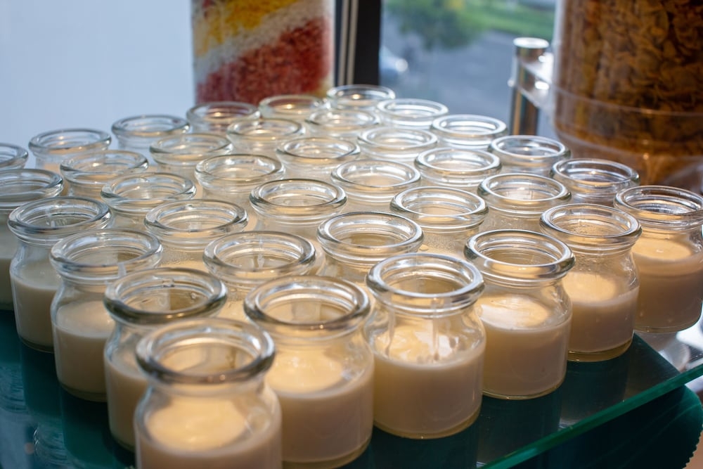 뷔페 아침 식사