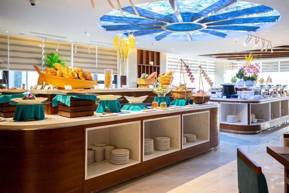 뷔페 아침 식사