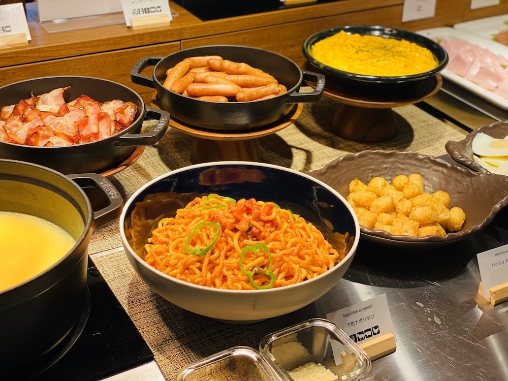 뷔페 아침 식사