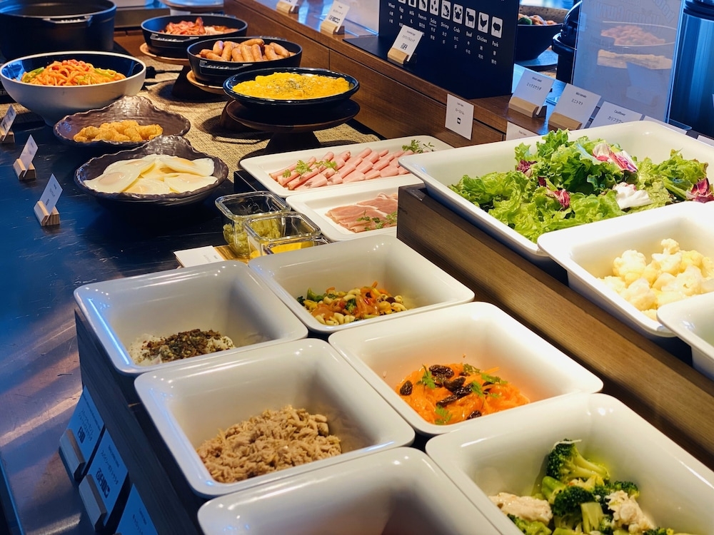 뷔페 아침 식사