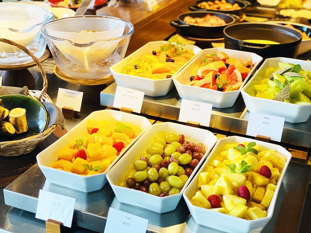 뷔페 아침 식사