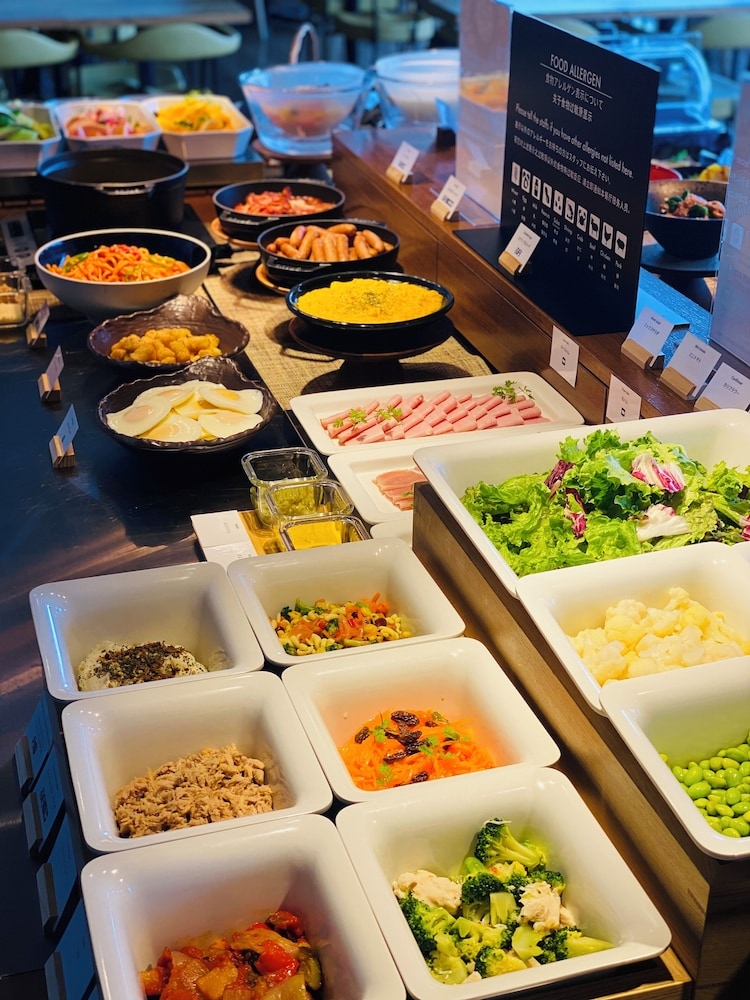 뷔페 아침 식사