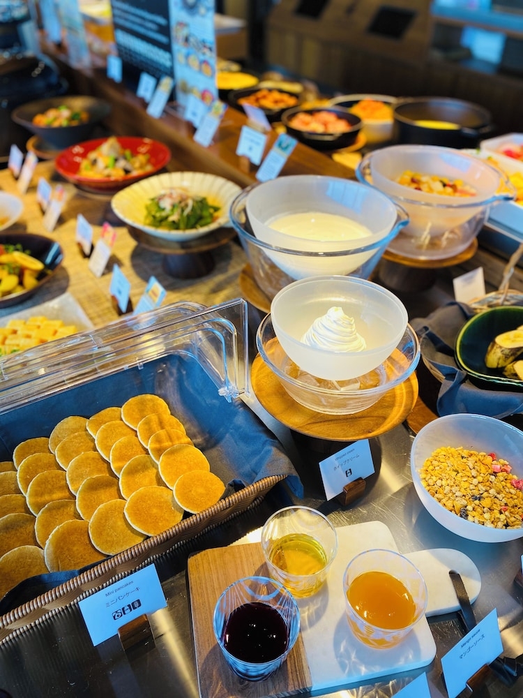 뷔페 아침 식사