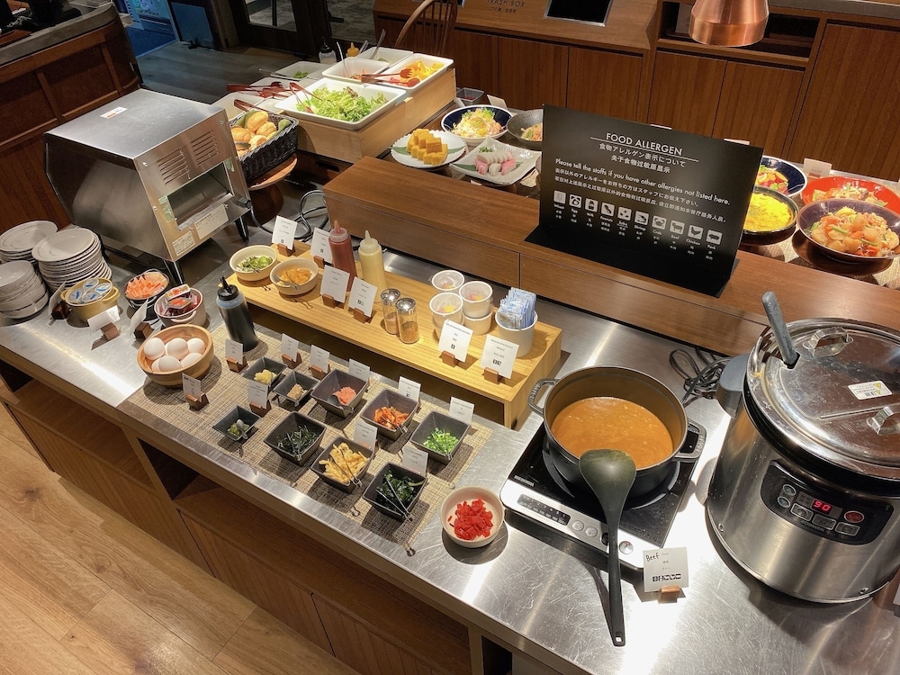 뷔페 아침 식사