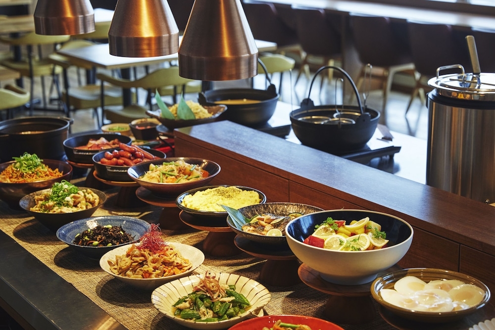 뷔페 아침 식사