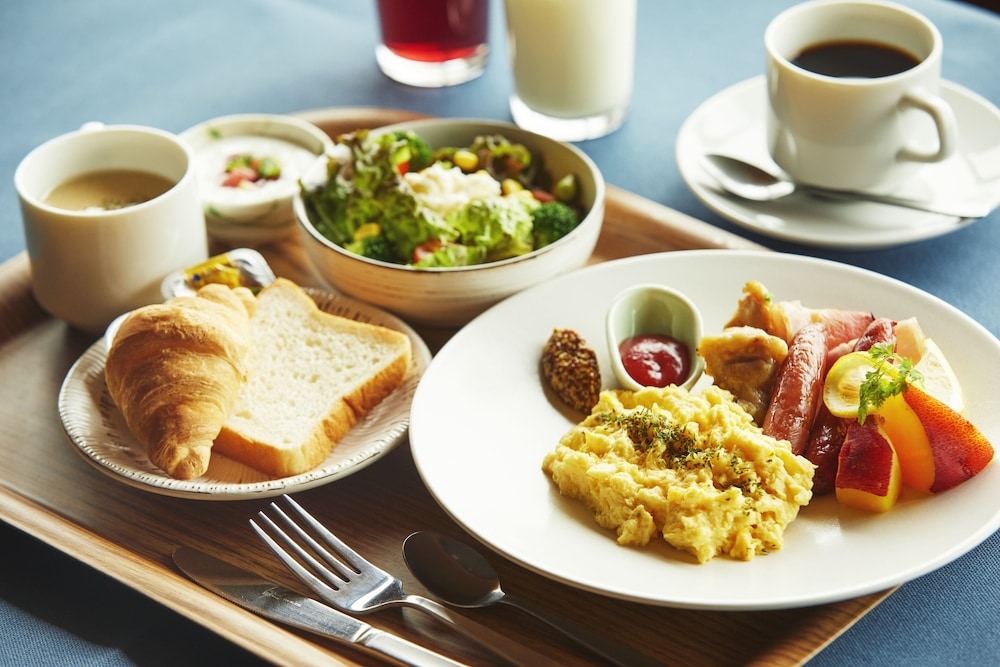 뷔페 아침 식사