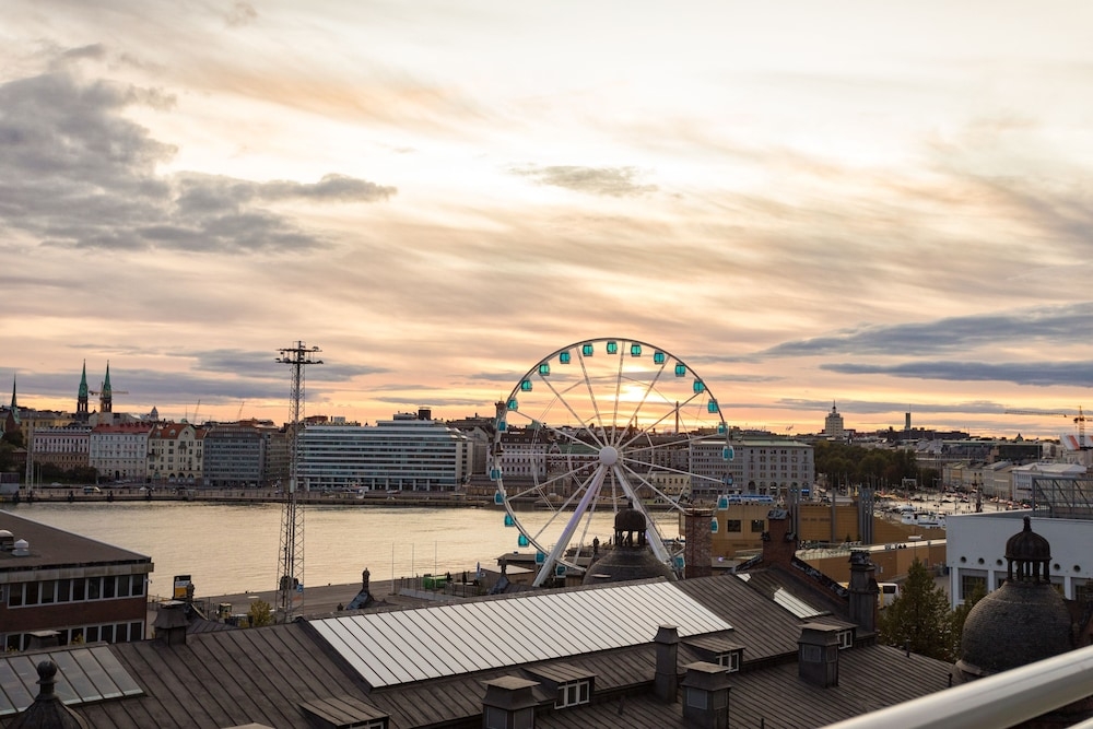 숙박 시설에서 보는 시내 전망