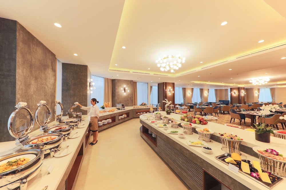 뷔페 아침 식사