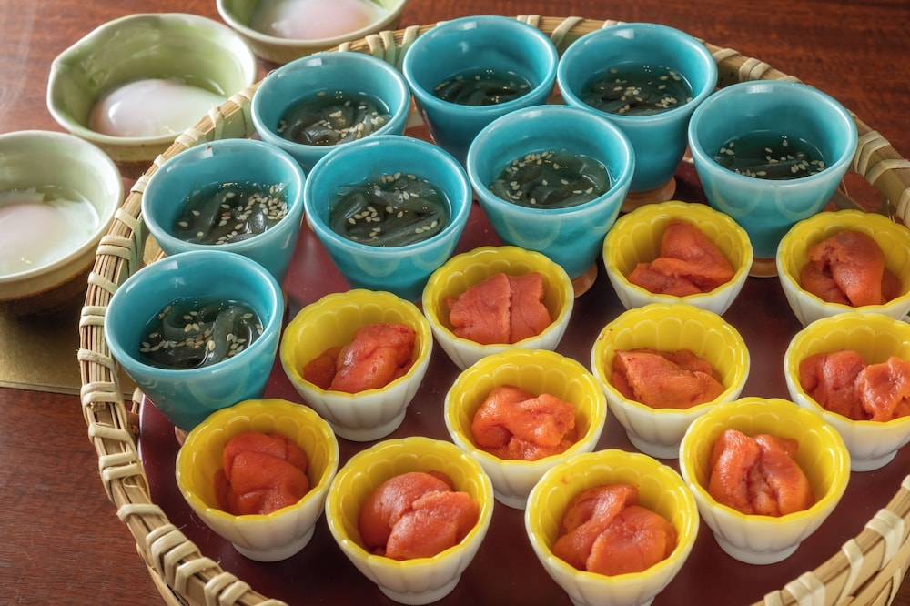 뷔페 아침 식사