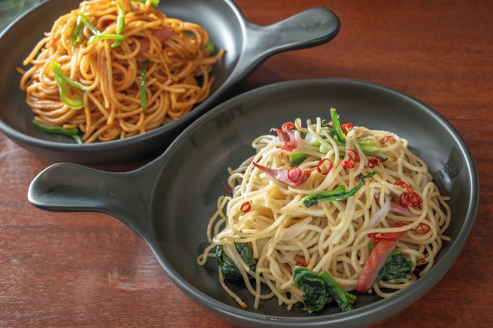 뷔페 아침 식사