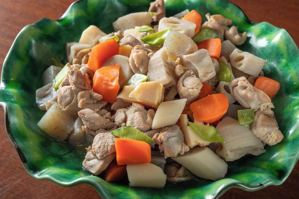 뷔페 아침 식사