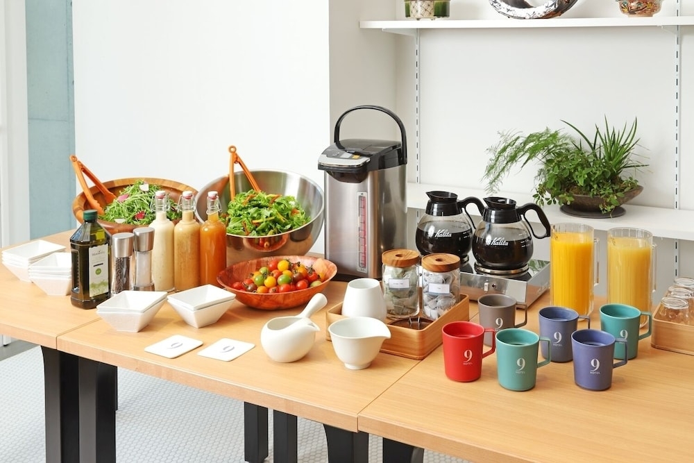 뷔페 아침 식사