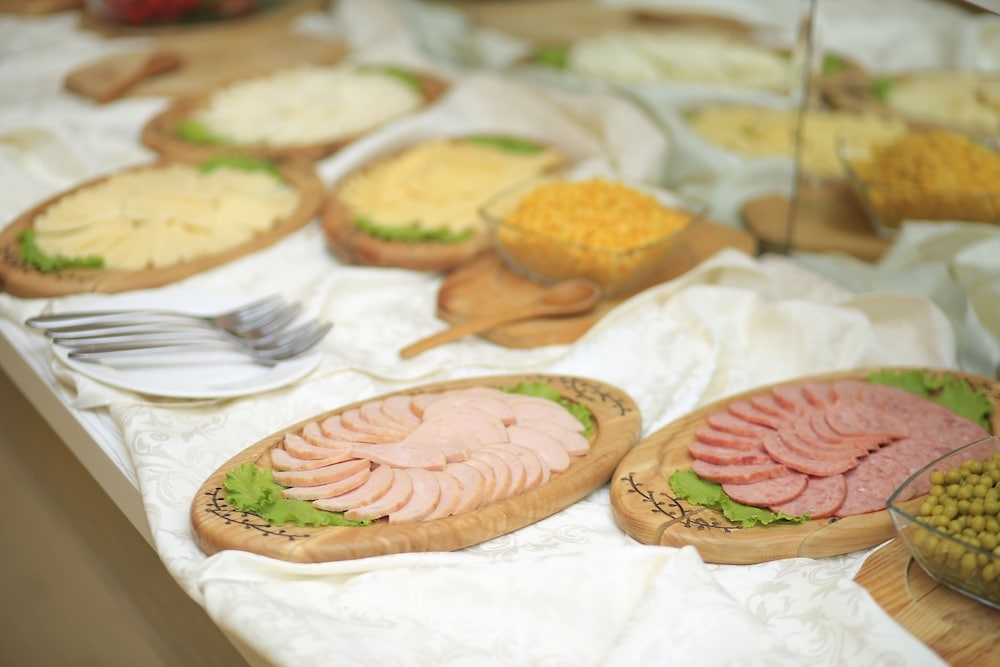 뷔페 아침 식사