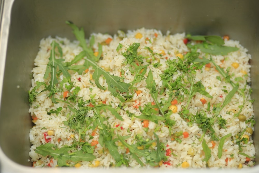 뷔페 아침 식사