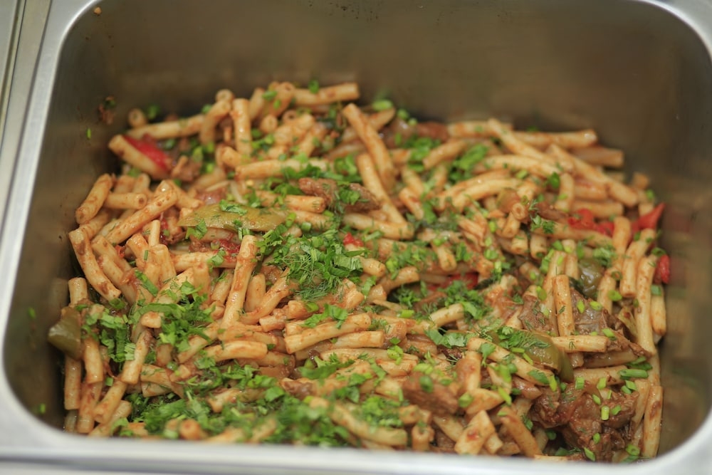 뷔페 아침 식사