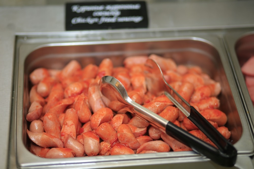 뷔페 아침 식사