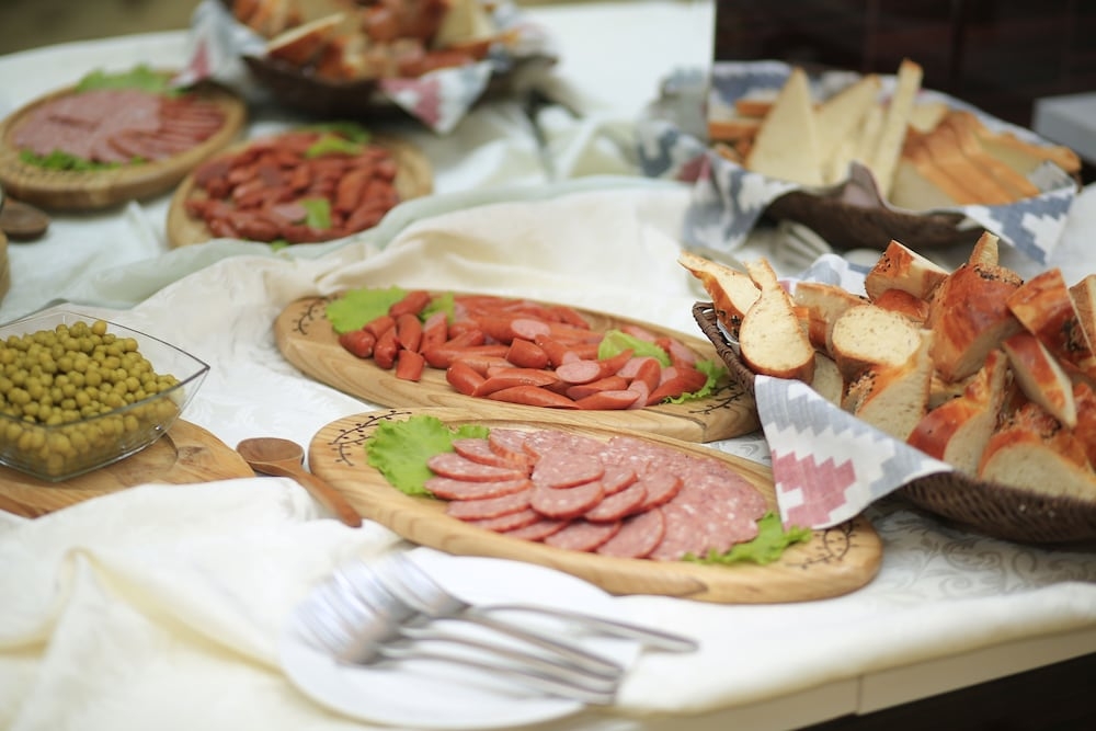 뷔페 아침 식사