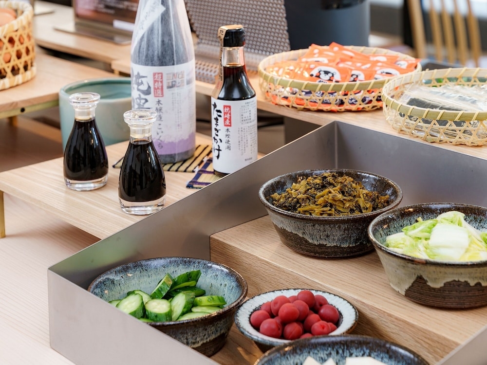 뷔페 아침 식사