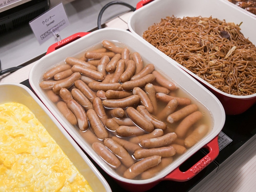 뷔페 아침 식사