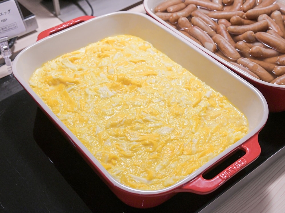 뷔페 아침 식사