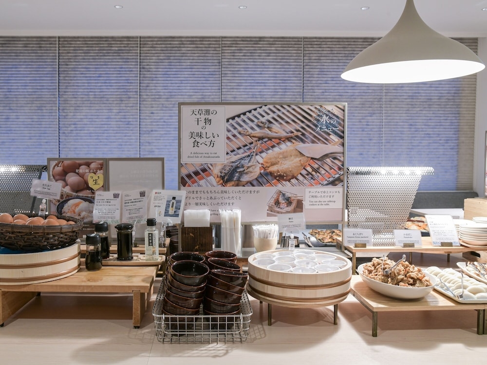 뷔페 아침 식사