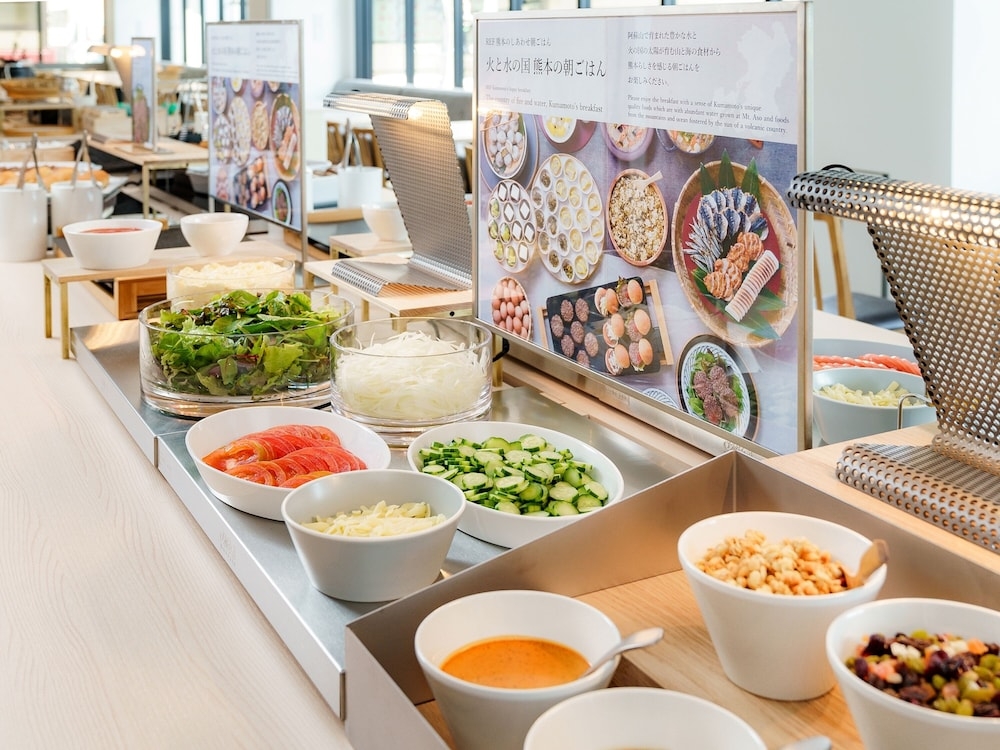 뷔페 아침 식사